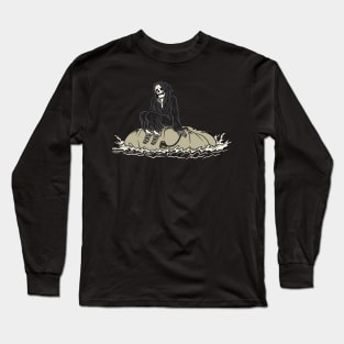 Skull and Boat, Skull and Soldier Long Sleeve T-Shirt